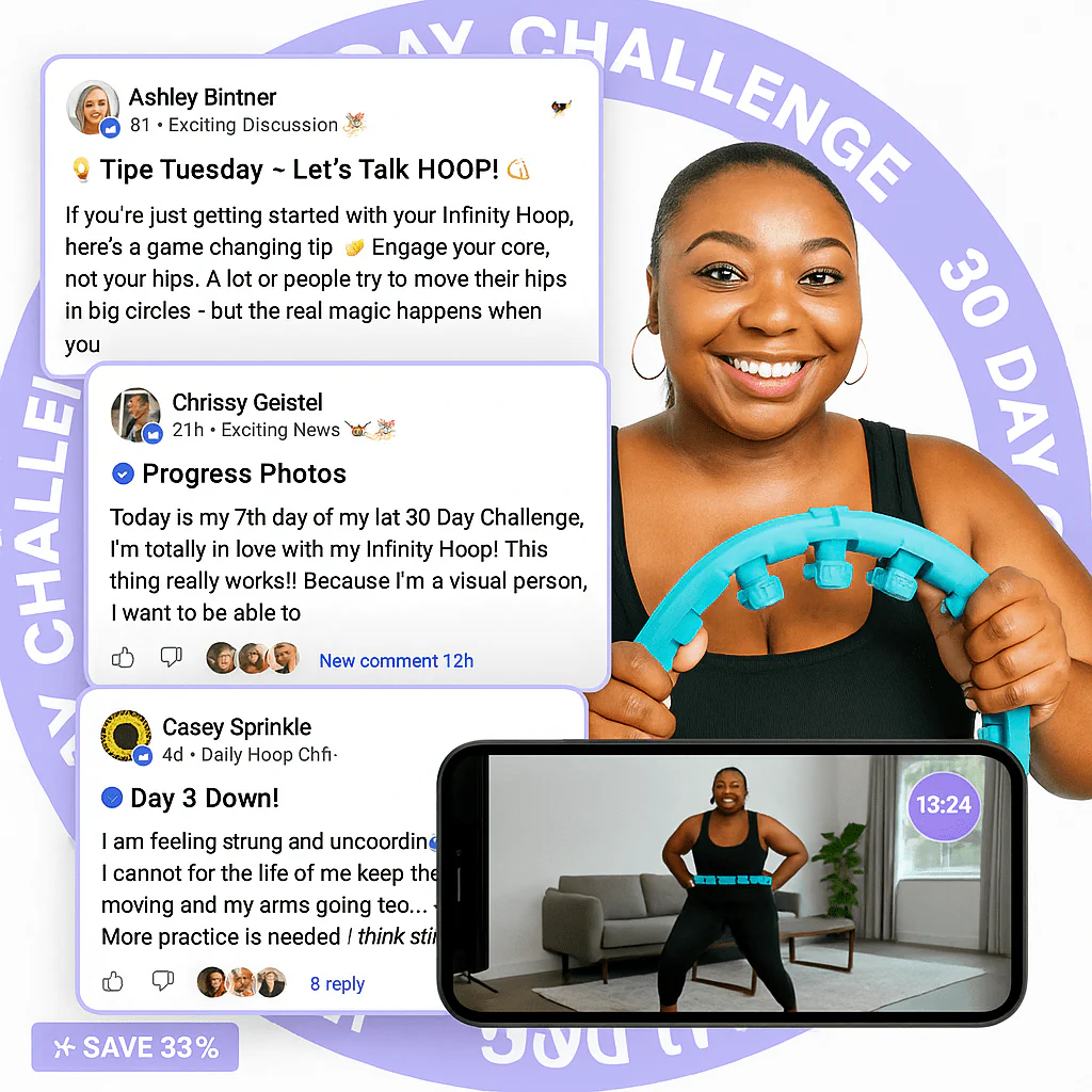 » Infinity Hoop™ Community & Workouts (0% off)